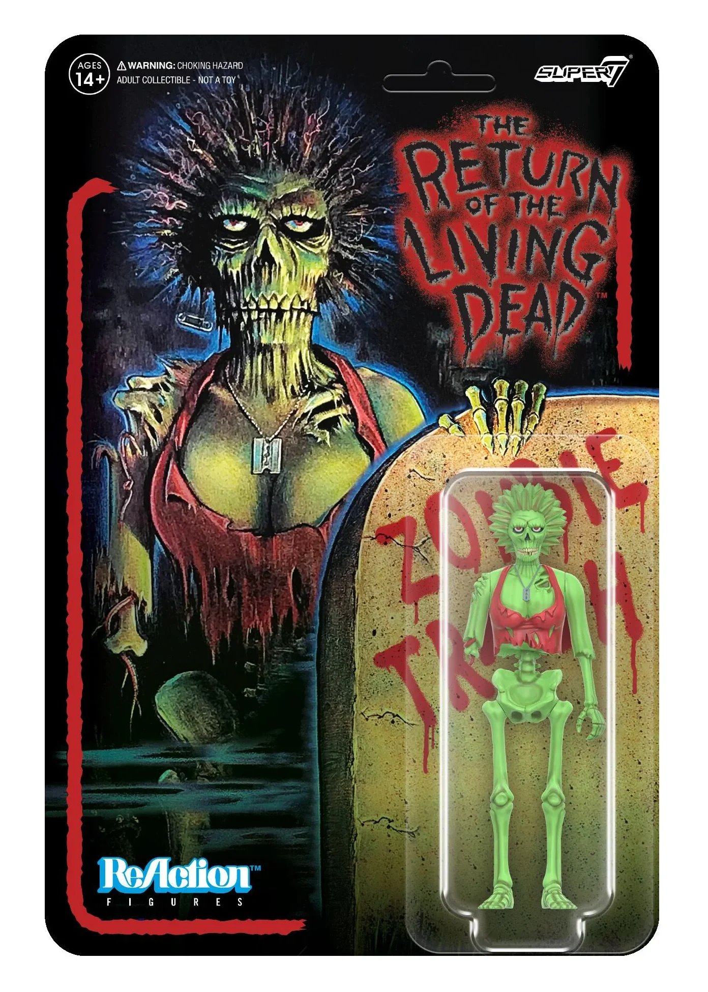 Return of the Living Dead ZOMBIE TRASH – Super7 ReAction figure
