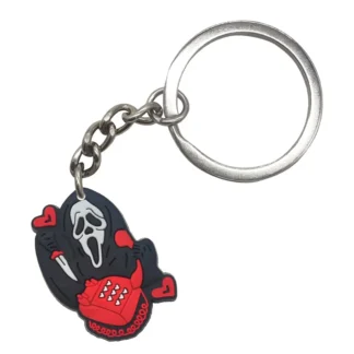 Ghostface (phone with hearts) / Scream – PVC keychain